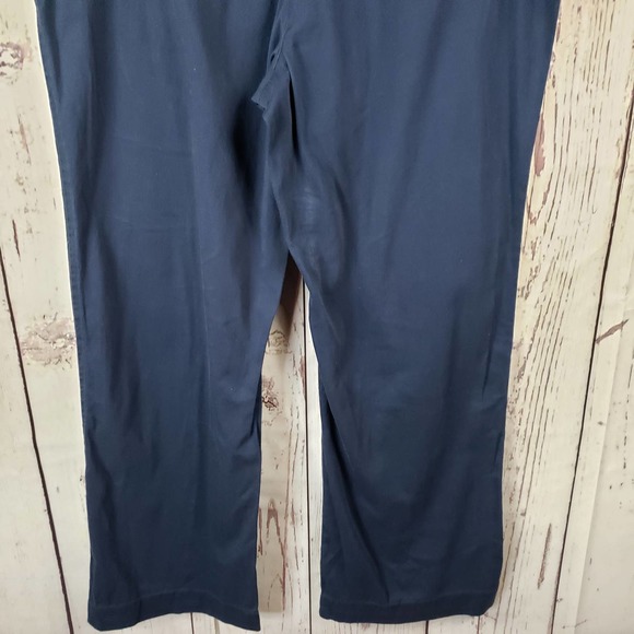 White Stag Casual Pants Womens Size 16 Flat Front Straight Leg Stretch Blue - Picture 5 of 9